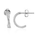 Boucles d'oreilles en argent et Zircon