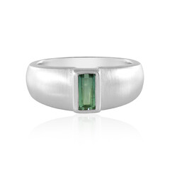 Bague en argent et Tourmaline verte de Benedito (Adela Silber)