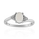 Bague en argent et Opale blanche