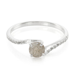 Bague en argent et Spectrolite