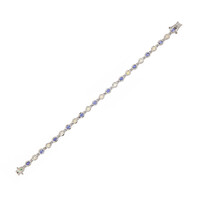 Bracelet en argent et Tanzanite