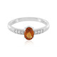 Bague en argent et Grenat Hessonite