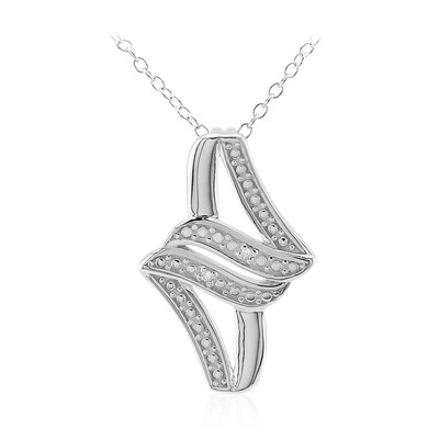 Collier en argent et Diamant I3 (I)