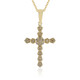 Collier en argent et Diamant champagne I2