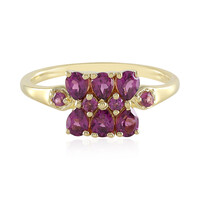 Bague en argent et Grenat Rhodolite