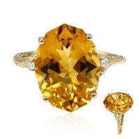 Bague en or et Citrine (Smithsonian)