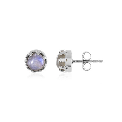 Boucles d'oreilles en argent et Labradorite