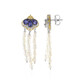 Boucles d'oreilles en argent et Tanzanite (Gems en Vogue)