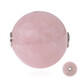 Pendentif en argent et Quartz rose (MONOSONO COLLECTION)