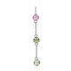 Pendentif en argent et Tourmaline