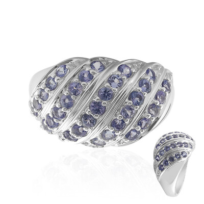 Bague en argent et Tanzanite