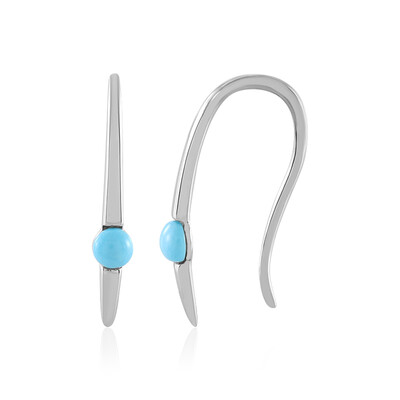 Boucles d'oreilles en argent et Turquoise Sleeping Beauty (Faszination Türkis)