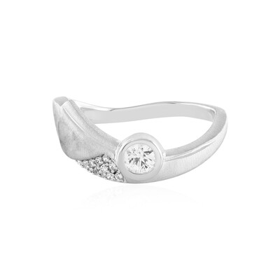 Bague en argent et Zircon (MONOSONO COLLECTION)