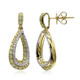 Boucles d'oreilles en or et Diamant SI2 jaune (CIRARI)