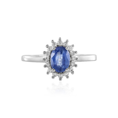 Bague en argent et Kyanite du Népal