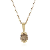 Collier en or et Diamant champagne I2