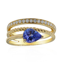 Bague en or et Tanzanite AAA (CIRARI)