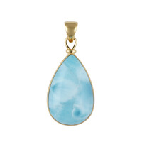 Pendentif en argent et Larimar