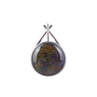 Pendentif en argent et Ammolite