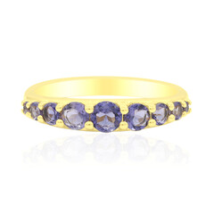 Bague en argent et Iolite