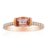 Bague en or et Morganite AAA (CIRARI)