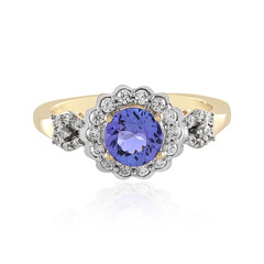 Bague en or et Tanzanite