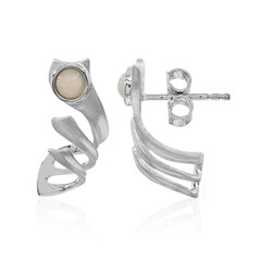 Boucles d'oreilles en argent et Opale Welo (TPC)