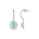 Boucles d'oreilles en argent et Turquoise Sleeping Beauty