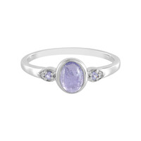 Bague en argent et Tanzanite