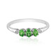 Bague en argent et Grenat Tsavorite