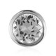 Pendentif en argent et Topaze blanche (MONOSONO COLLECTION)