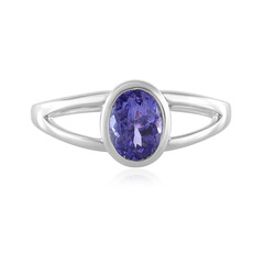 Bague en argent et Tanzanite (Adela Silber)