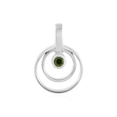 Pendentif en argent et Zircon vert