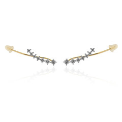 Boucles d'oreilles en or et Diamant SI1 (G)