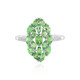 Bague en argent et Grenat Tsavorite