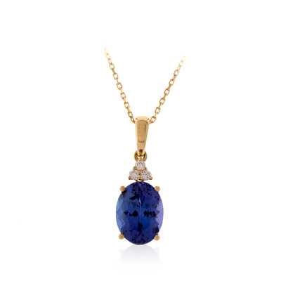 Collier en or et Tanzanite AAA (CIRARI)