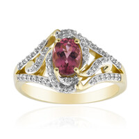 Bague en or et Tourmaline rose du Brésil  (Rifkind 1894 Collection)