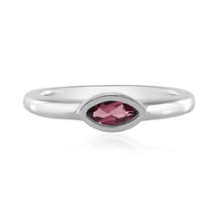 Bague en argent et Rubellite