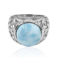 Bague en argent et Larimar