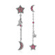 Boucles d'oreilles en argent et Rubis du Mozambique