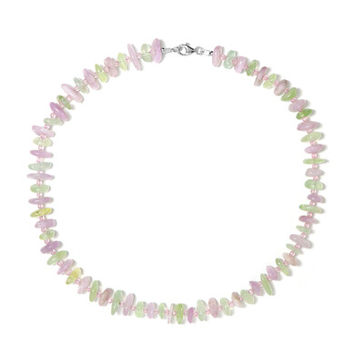 Collier en argent et Kunzite