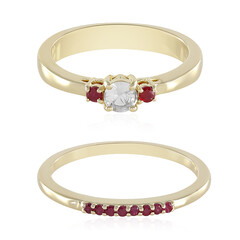 Bague en or et Saphir blanc (Adela Gold)