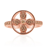 Bague en or et Diamant rose de France SI1 d'Argyle 