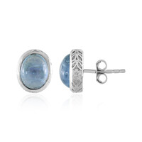 Boucles d'oreilles en argent et Aigue-marine Ofiki