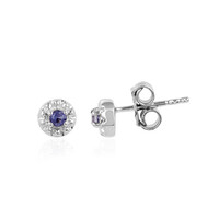 Boucles d'oreilles en argent et Iolite