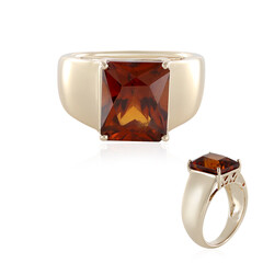 Bague en or et Grenat Hessonite