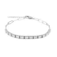 Bracelet en argent et Topaze blanche