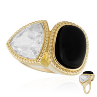 Bague en argent et Onyx noir