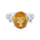 Bague en argent et Citrine