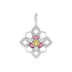 Pendentif en argent et Béryl jaune